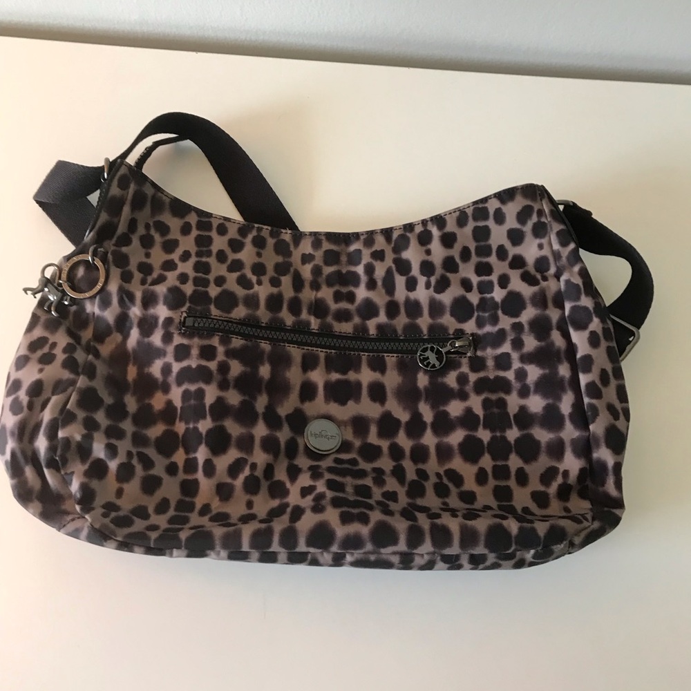 Kipling Leopard Print Large Crossbody Bag